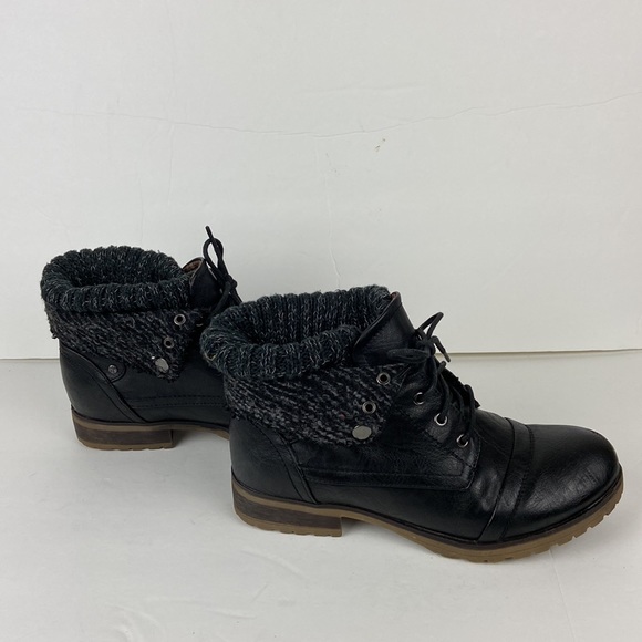 Refresh Womens Black Ankle Booties Size 8.5 - Picture 9 of 16